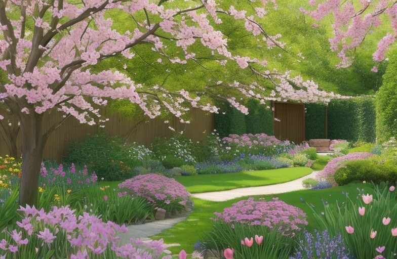 spring garden