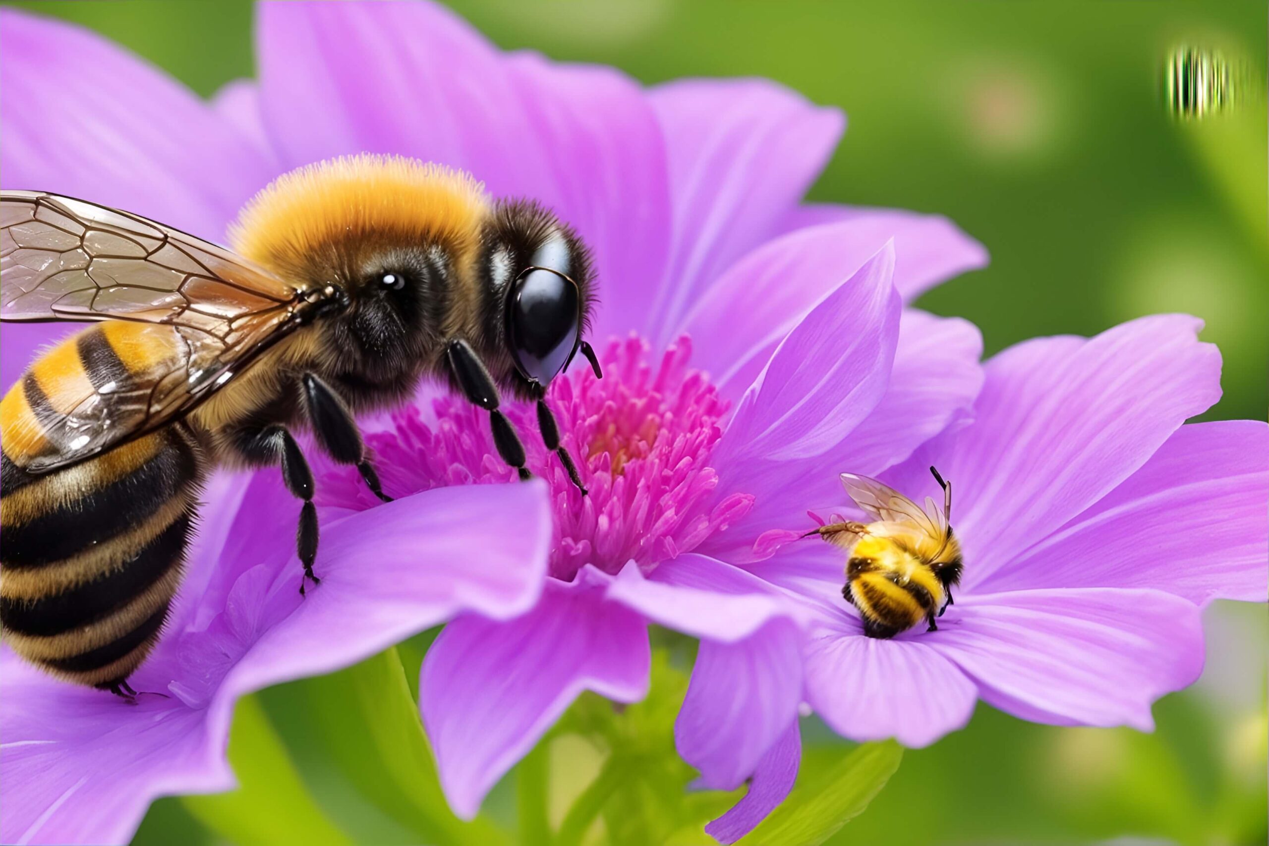 Bees in Garden
